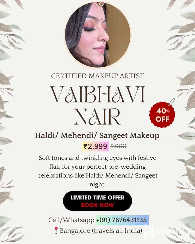 Vaibhavi Nair  Bridal Makeup Artist