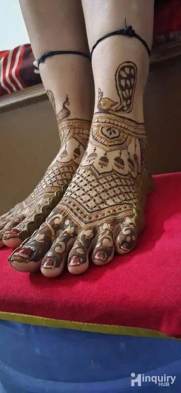 Rose Mehndi Art