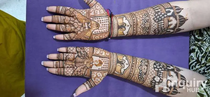 Rose Mehndi Art