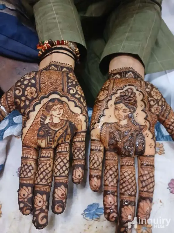 Ujjain Bhavi Mehndi Creation