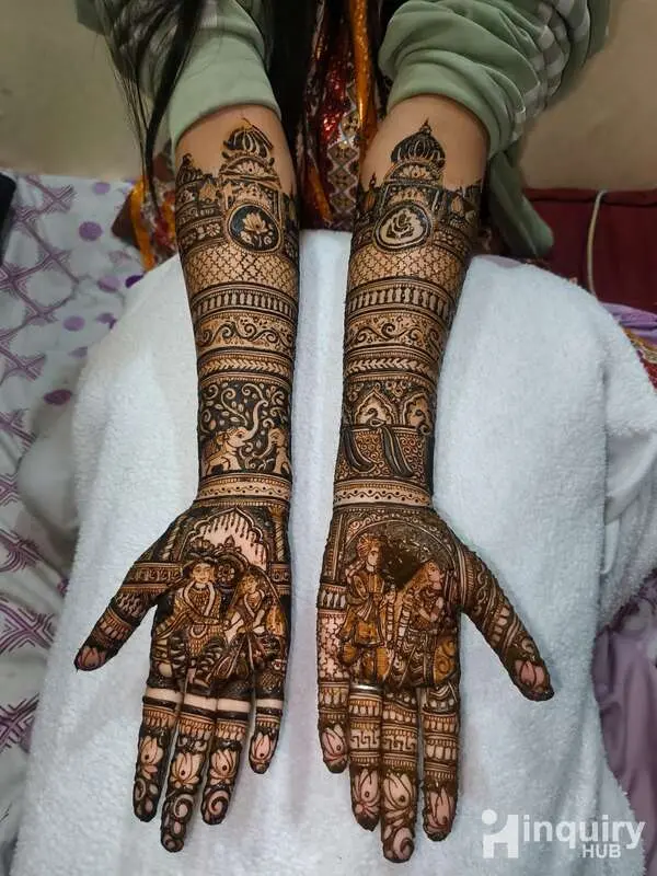 Ujjain Bhavi Mehndi Creation