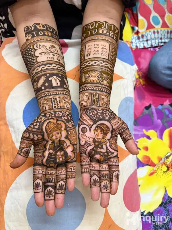 Ujjain Bhavi Mehndi Creation