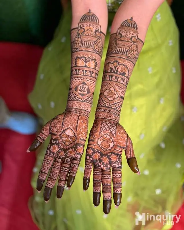 Ujjain Bhavi Mehndi Creation
