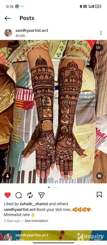 Mehendi Art By Avni