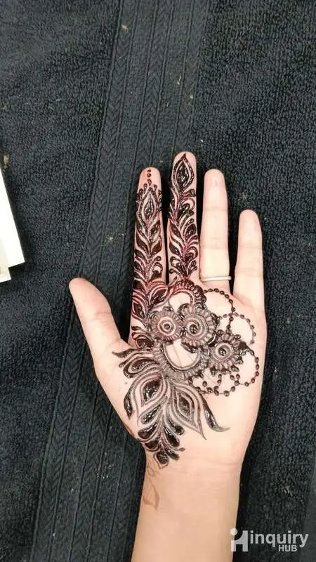 Tulsi Mehndi Art