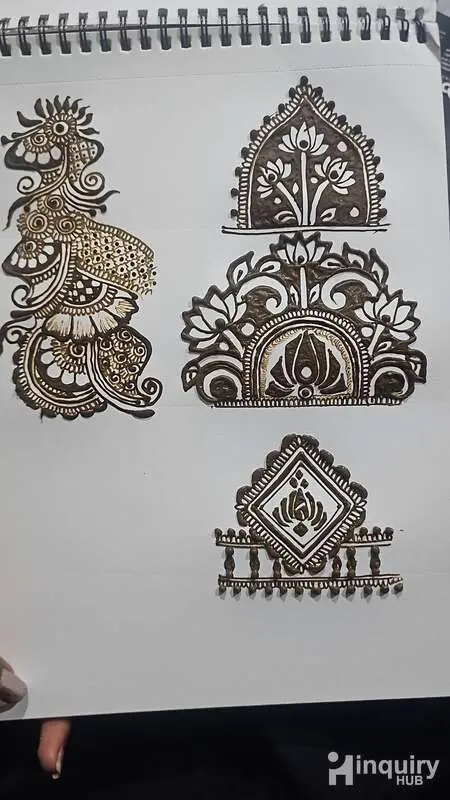Tulsi Mehndi Art